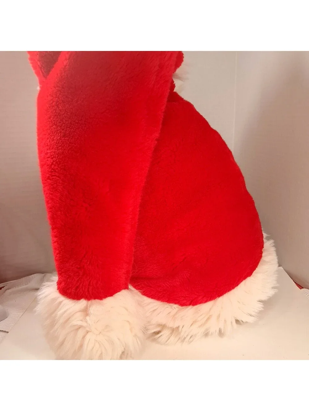 Vintage Ms. NOAH Santa Claus Plush Stuffed Weighted Toy Christmas Decor large